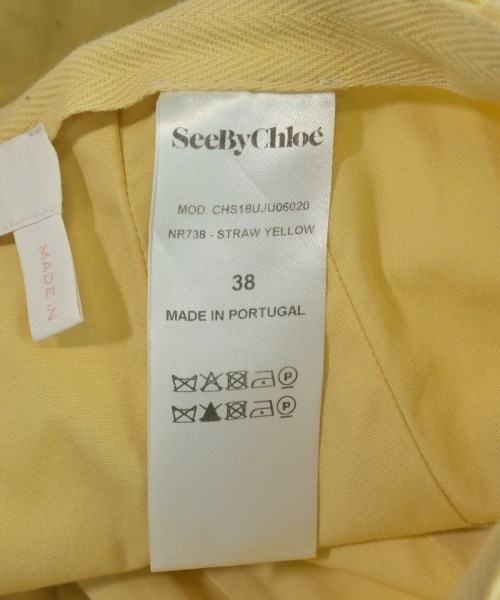 See By Chloe（シー　バイ　クロエ）ロング・マキシ丈スカート 黄 サイズ:38(S位) レディース/2200719796074