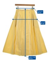 See By Chloe（シー　バイ　クロエ）ロング・マキシ丈スカート 黄 サイズ:38(S位) レディース/2200719796074