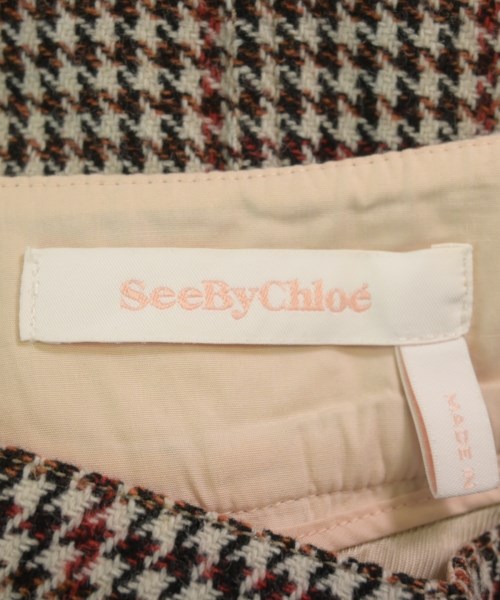See By Chloe（シー　バイ　クロエ）ひざ丈スカート ベージュ サイズ:36(XS位) レディース/2200723181040