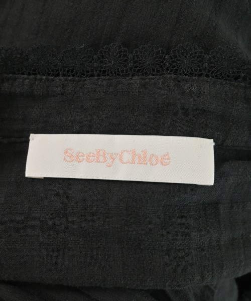 See By Chloe（シー　バイ　クロエ）ブラウス 黒 サイズ:38(S位) レディース/2200727902054