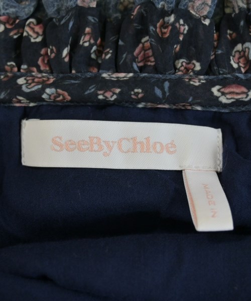 See By Chloe（シー　バイ　クロエ）ワンピース 紺 サイズ:40(M位) レディース/2200723966074
