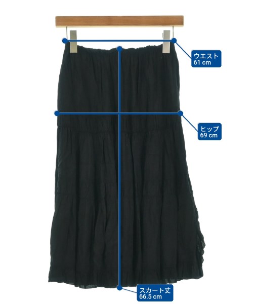 See By Chloe（シー　バイ　クロエ）ロング・マキシ丈スカート 黒 サイズ:34(XXS位) レディース/2200683536065