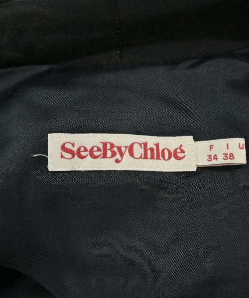 See By Chloe（シー　バイ　クロエ）カジュアルジャケット 黒 サイズ:38(S位) レディース/2200684225128