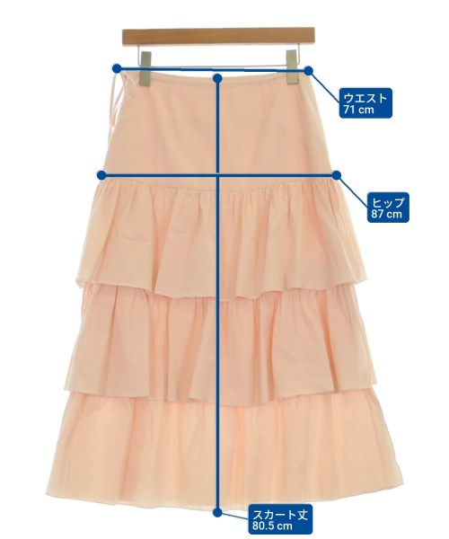 See By Chloe（シー　バイ　クロエ）ロング・マキシ丈スカート ピンク サイズ:38(S位) レディース/2200684945026