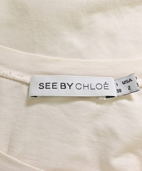 See By Chloe（シー　バイ　クロエ）Tシャツ・カットソー 白 サイズ:38(S位) レディース/2200686171102