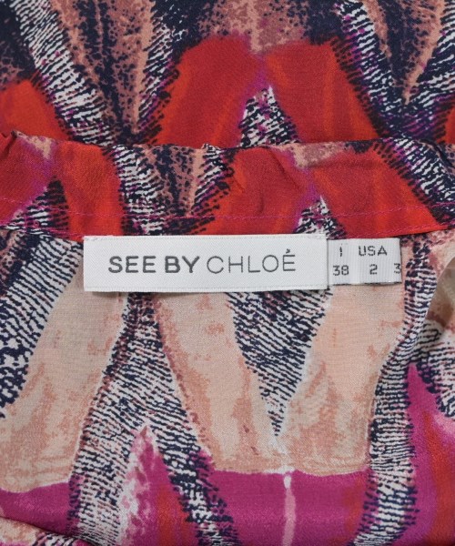 See By Chloe（シー　バイ　クロエ）ブラウス 赤 サイズ:38(S位) レディース/2200686220084