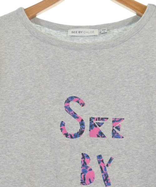 See By Chloe（シー　バイ　クロエ）Tシャツ・カットソー グレー サイズ:38(S位) レディース/2200669457049
