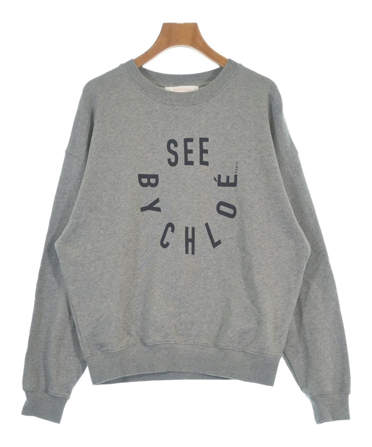 SEE BY CHLOE - SEE BY CHLOE シーバイクロエ スウェット スウェット グレー See By Chloe（シー バイ クロエ）スウェット グレー サイズ:XS
