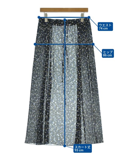 See By Chloe（シー　バイ　クロエ）ロング・マキシ丈スカート 黒 サイズ:-(L位) レディース/2200682079075