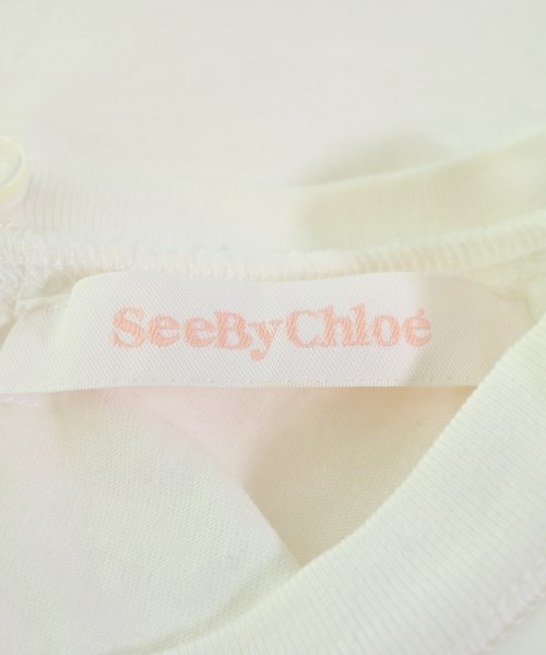 See By Chloe（シー　バイ　クロエ）Tシャツ・カットソー 白 サイズ:XS レディース/2200688745028