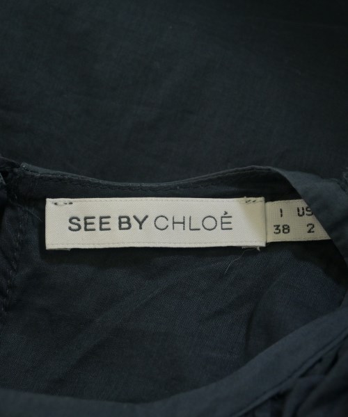 See By Chloe（シー　バイ　クロエ）カジュアルシャツ 紺 サイズ:38(S位) レディース/2200688745073