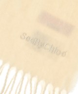 See By Chloe（シー　バイ　クロエ）マフラー 白 サイズ:- レディース/2200686225034