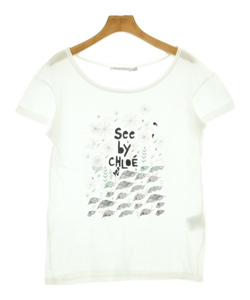 See By Chloe(シー　バイ　クロエ)Tシャツ・カットソー 白 サイズ:40(M位)/2200688373078