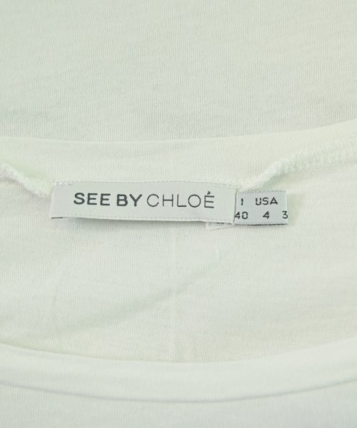 See By Chloe（シー　バイ　クロエ）Tシャツ・カットソー 白 サイズ:40(M位) レディース/2200688373078