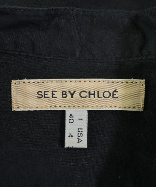 See By Chloe（シー　バイ　クロエ）カジュアルシャツ 黒 サイズ:40(M位) レディース/2200693262053