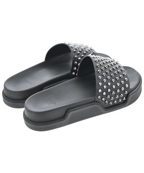 Christian Louboutin（クリスチャンルブタン）サンダル 黒 サイズ:EU40 1/2(25.5cm位) メンズ/2200635679017
