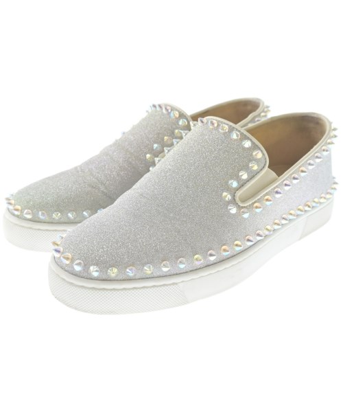 Christian Louboutin(クリスチャンルブタン)スニーカー シルバー サイズ:EU36(22.5cm位)/2200640816025