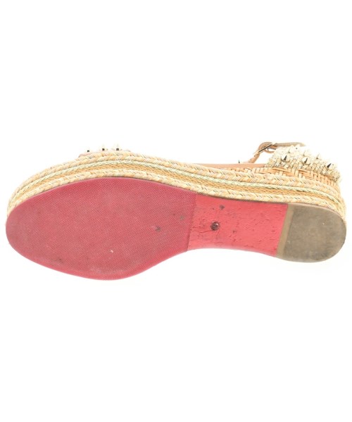 Christian Louboutin（クリスチャンルブタン）サンダル 茶 サイズ:EU37(23.5cm位) レディース/2200641363047