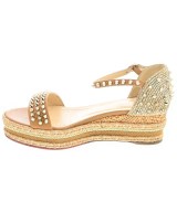 Christian Louboutin（クリスチャンルブタン）サンダル 茶 サイズ:EU37(23.5cm位) レディース/2200641363047