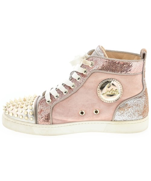 Christian Louboutin（クリスチャンルブタン）スニーカー ピンク サイズ:EU38 1/2(25cm位) レディース/2200644358088
