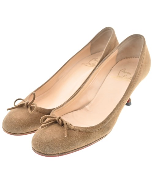 Christian Louboutin(クリスチャンルブタン)パンプス 茶 サイズ:EU37(23.5cm位)/2200627720031