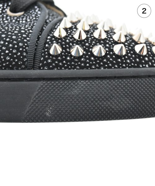 Christian Louboutin（クリスチャンルブタン）スニーカー 黒 サイズ:EU41(26cm位) メンズ/2200630220481