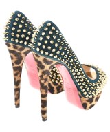 Christian Louboutin（クリスチャンルブタン）パンプス 紺 サイズ:EU36(22.5cm位) レディース/2200605995680