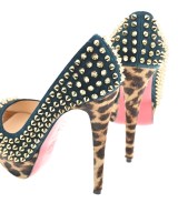Christian Louboutin（クリスチャンルブタン）パンプス 紺 サイズ:EU36(22.5cm位) レディース/2200605995680