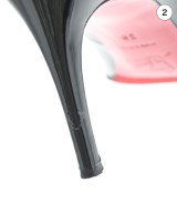 Christian Louboutin（クリスチャンルブタン）パンプス 黒 サイズ:EU38(24.5cm位) レディース/2200612050044