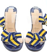 Christian Louboutin（クリスチャンルブタン）サンダル 青 サイズ:EU35 1/2(22cm位) レディース/2200682169035