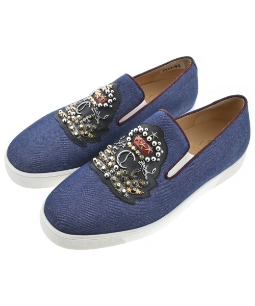 Christian Louboutin(クリスチャンルブタン)スニーカー 紺 サイズ:EU41(26cm位)/2200698243422