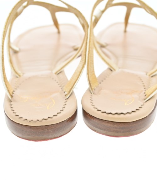 Christian Louboutin（クリスチャンルブタン）サンダル ゴールド サイズ:EU37 1/2(24cm位) レディース/2200698364011