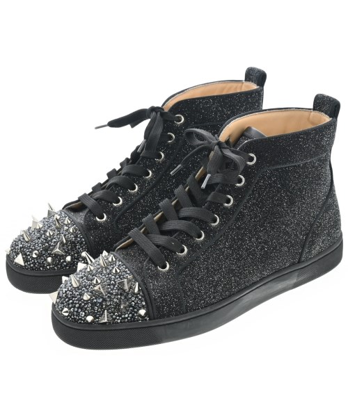 Christian Louboutin(クリスチャンルブタン)スニーカー 黒 サイズ:EU40 1/2(25.5cm位)/2200656235223