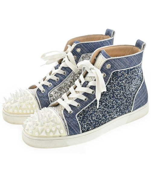 Christian Louboutin(クリスチャンルブタン)スニーカー 紺 サイズ:EU40 1/2(25.5cm位)/2200656235230