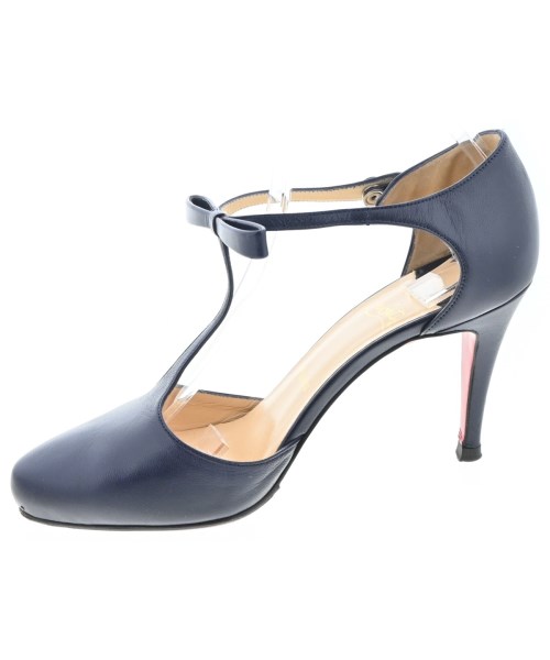 Christian Louboutin（クリスチャンルブタン）サンダル 紺 サイズ:EU37 1/2(24cm位) レディース/2200658141034
