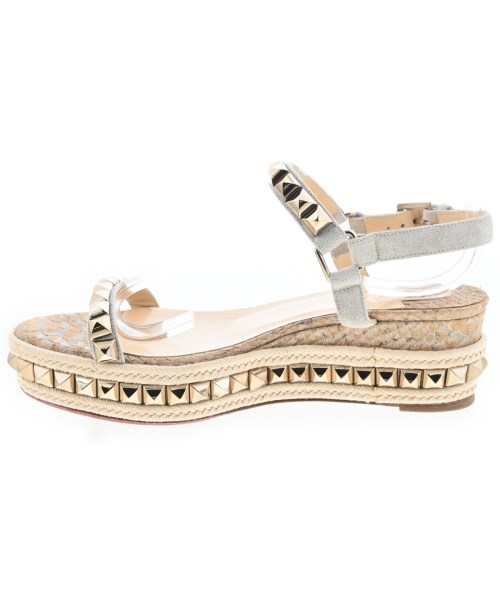 Christian Louboutin（クリスチャンルブタン）エスパドリーユ ゴールド サイズ:EU37(23.5cm位) レディース/2200710994011