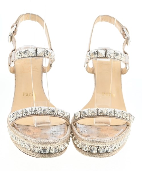 Christian Louboutin（クリスチャンルブタン）サンダル ゴールド サイズ:EU36(22.5cm位) レディース/2200710542052
