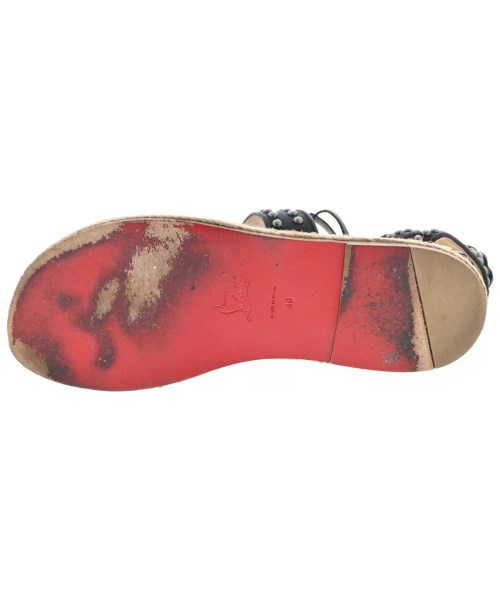 Christian Louboutin（クリスチャンルブタン）サンダル 黒 サイズ:EU40(25cm位) メンズ/2200717683079