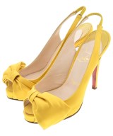 Christian Louboutin（クリスチャンルブタン）パンプス 黄 サイズ:EU35 1/2(22cm位) レディース/2200646089614