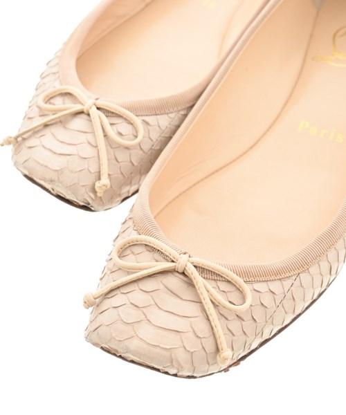 Christian Louboutin（クリスチャンルブタン）バレエシューズ/オペラシューズ ベージュ サイズ:EU37 1/2(24cm位) レディース/2200636249110