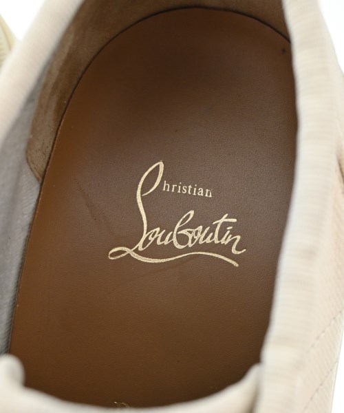 Christian Louboutin（クリスチャンルブタン）スニーカー ベージュ サイズ:EU40 1/2(25.5cm位) メンズ/2200704680234