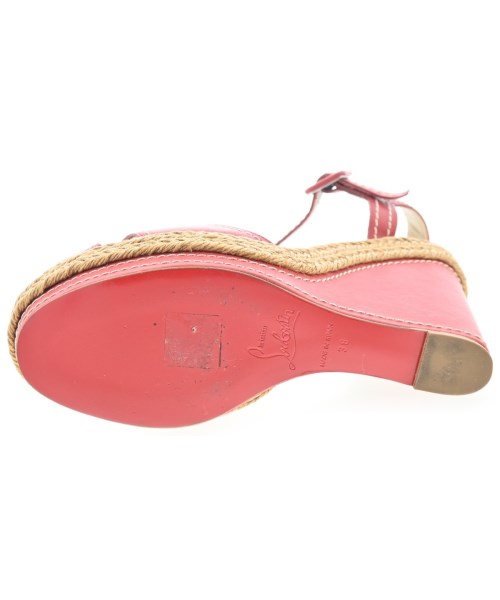 Christian Louboutin（クリスチャンルブタン）エスパドリーユ 赤 サイズ:EU38(24.5cm位) レディース/2200668737012