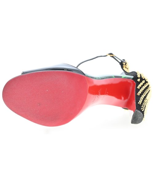 Christian Louboutin（クリスチャンルブタン）サンダル 黒 サイズ:EU37(23.5cm位) レディース/2200663717224