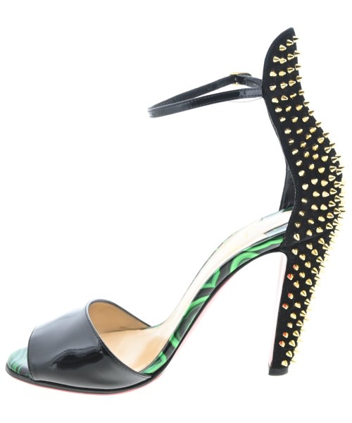 Christian Louboutin（クリスチャンルブタン）サンダル 黒 サイズ:EU37(23.5cm位) レディース/2200663717224