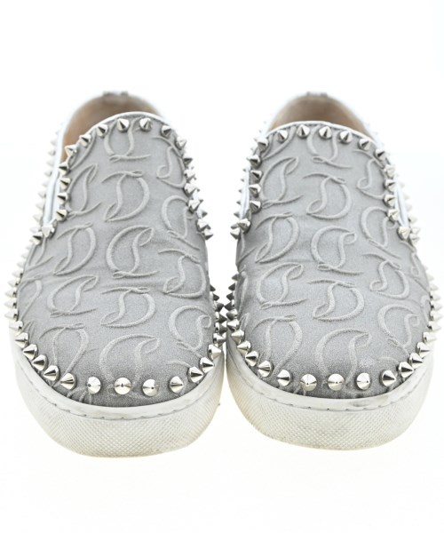 Christian Louboutin（クリスチャンルブタン）スニーカー シルバー サイズ:38(25cm位) レディース/2200669290097