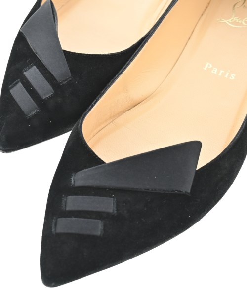 Christian Louboutin（クリスチャンルブタン）バレエシューズ/オペラシューズ 黒 サイズ:EU40(26.5cm位) レディース/2200671492311