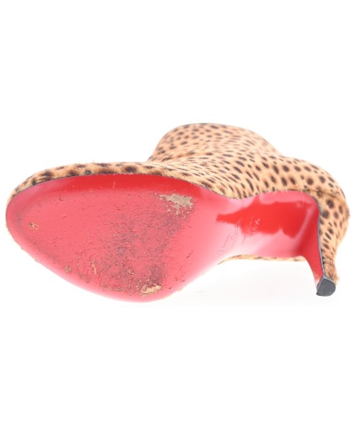 Christian Louboutin（クリスチャンルブタン）ブーティ 茶 サイズ:EU34 1/2(21cm位) レディース/2200729217224