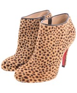 Christian Louboutin（クリスチャンルブタン）ブーティ 茶 サイズ:EU34 1/2(21cm位) レディース/2200729217224