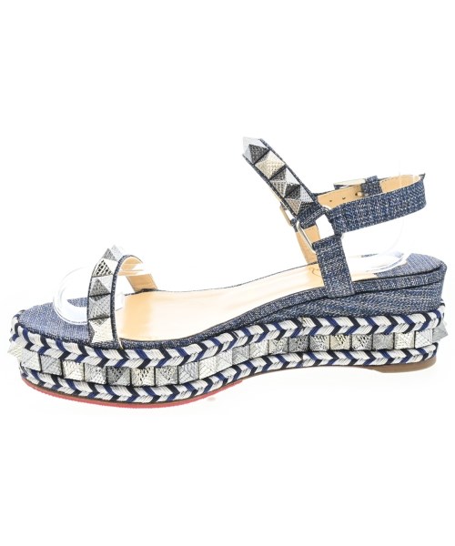 Christian Louboutin（クリスチャンルブタン）サンダル 青 サイズ:EU37(23.5cm位) レディース/2200686158134