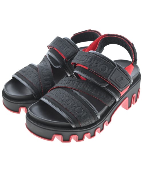 Christian Louboutin(クリスチャンルブタン)サンダル 黒 サイズ:EU36 1/2(23cm位)/2200689936029